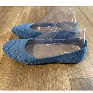Allbirds Women's Tree Breezer Flat Shoes Blue Size 6.5 Comfortable Everyday